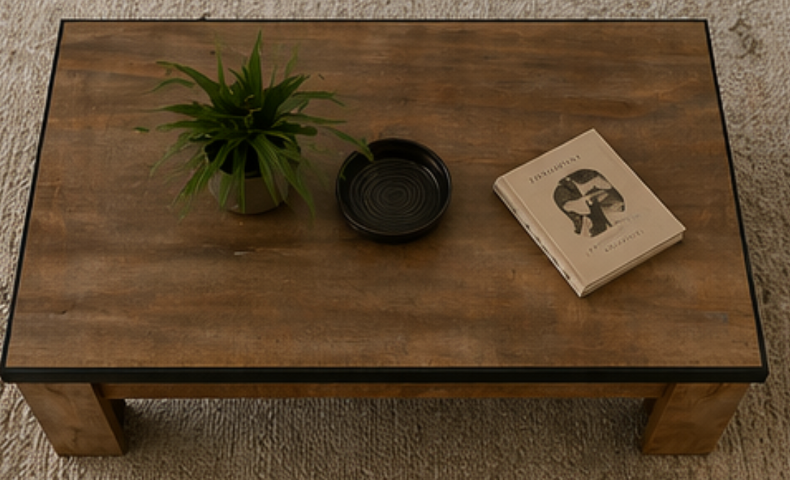 Table basse rectangulaire 120 cm Emie