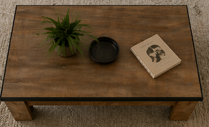 Table basse rectangulaire 120 cm Emie