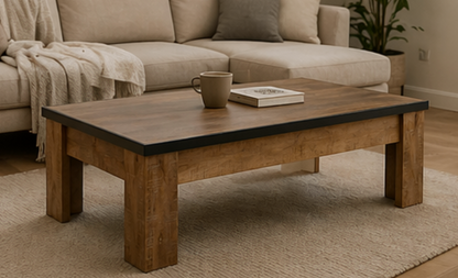 Table basse rectangulaire 120 cm Emie