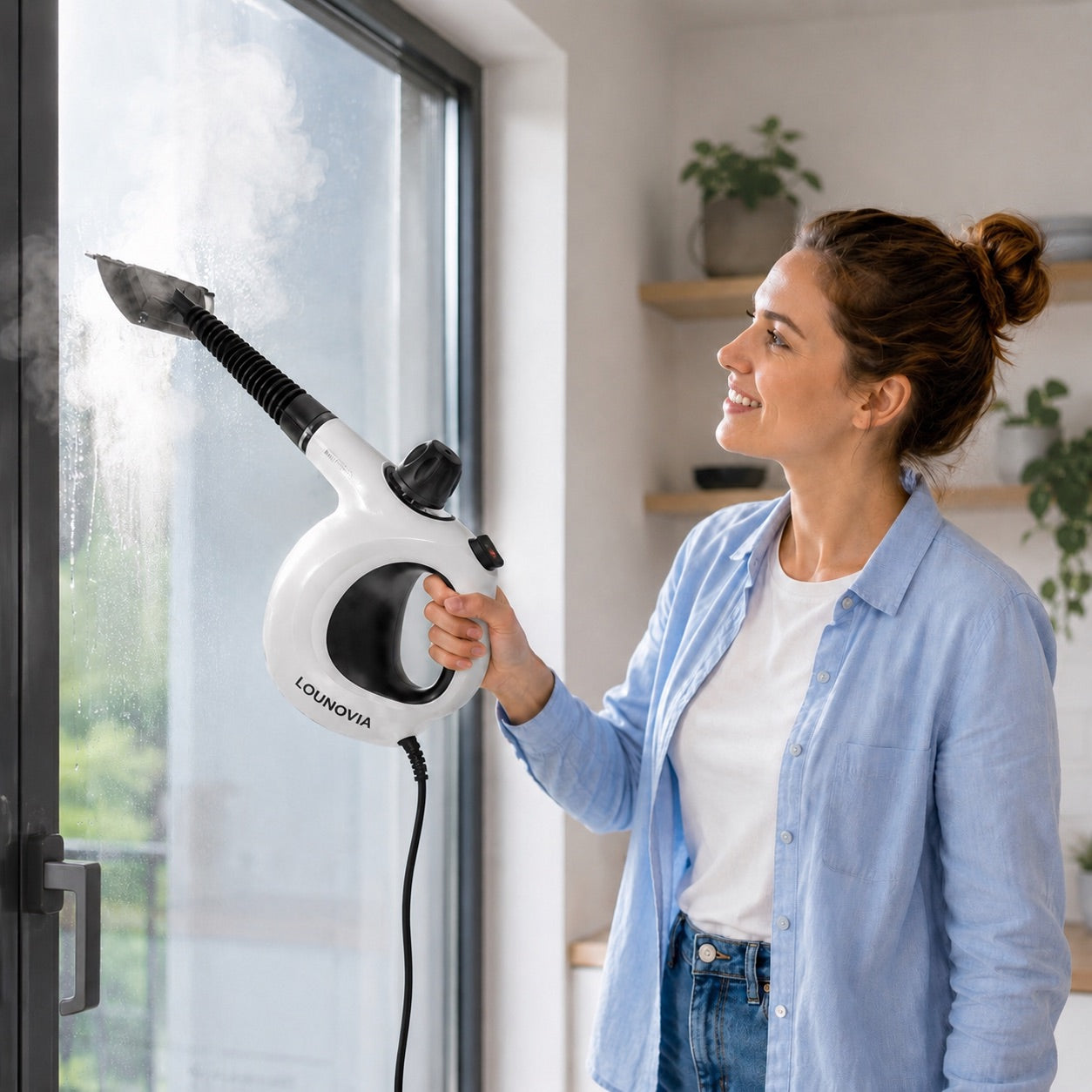 Nettoyeur Vapeur à Main 10-en-1 SteamEasy™
